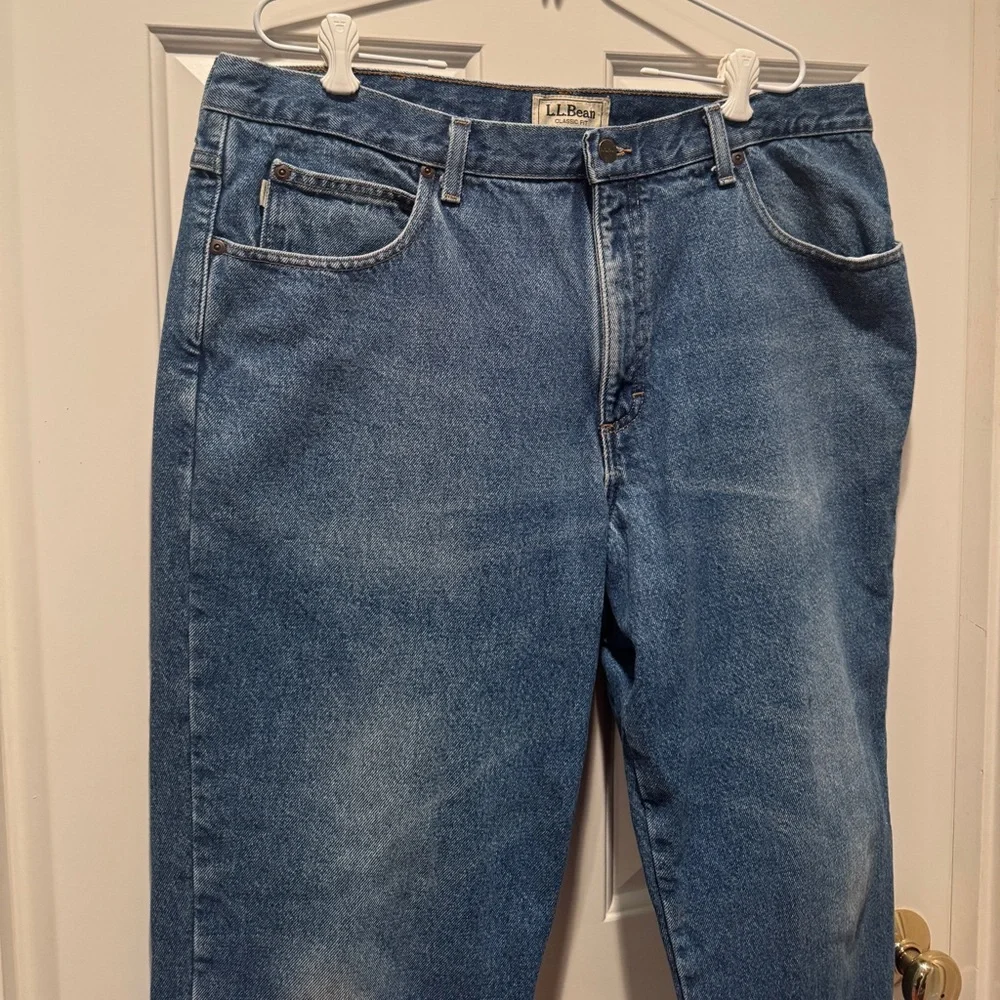 L.L.Bean Flannel-Lined Classic Fit Jeans
